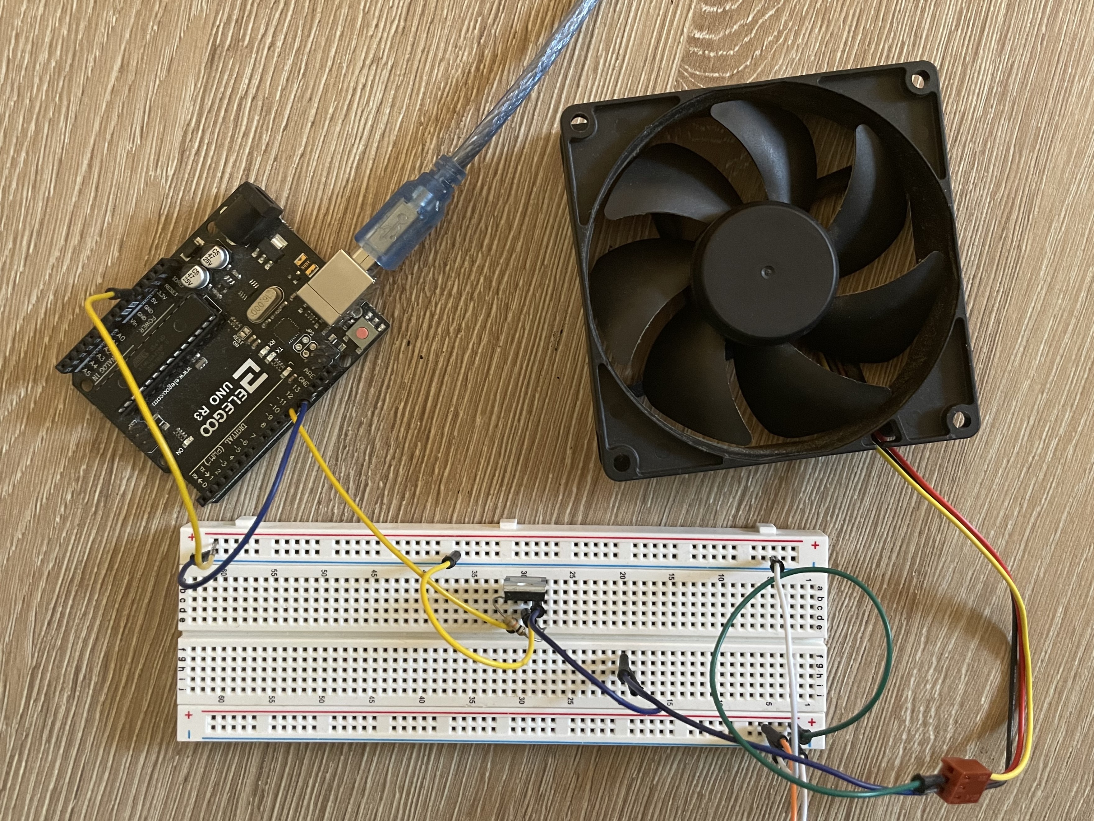 Control An External PC Fan based on CPU Temperature!