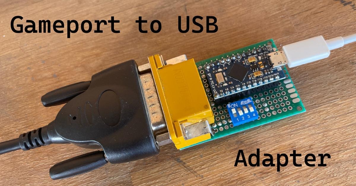 DIY Gameport to USB Adapter
